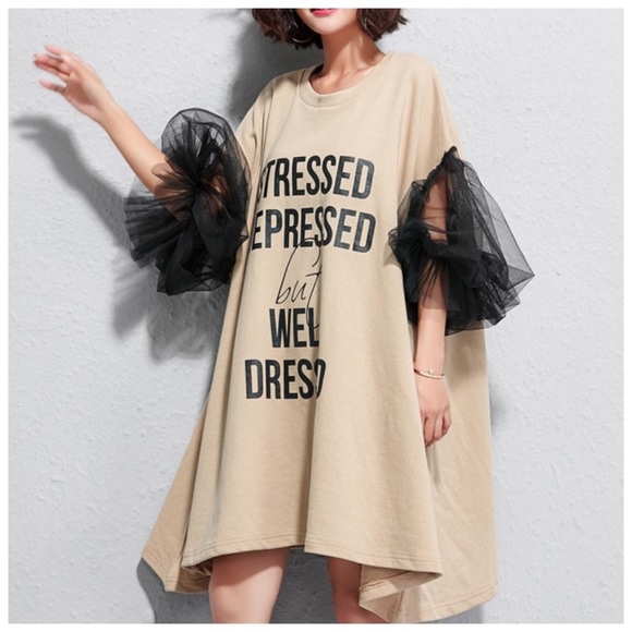 The FRIZELLE Oversize Tulle Tunic Top - Picture 3 of 6